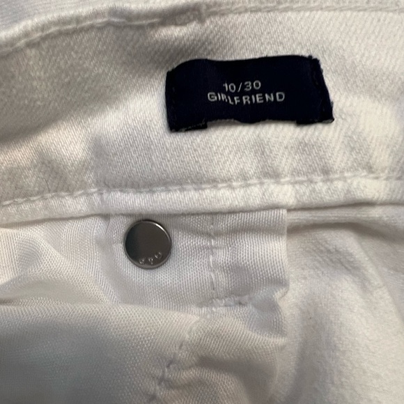 White GAP Girlfriend Jeans - Picture 3 of 4